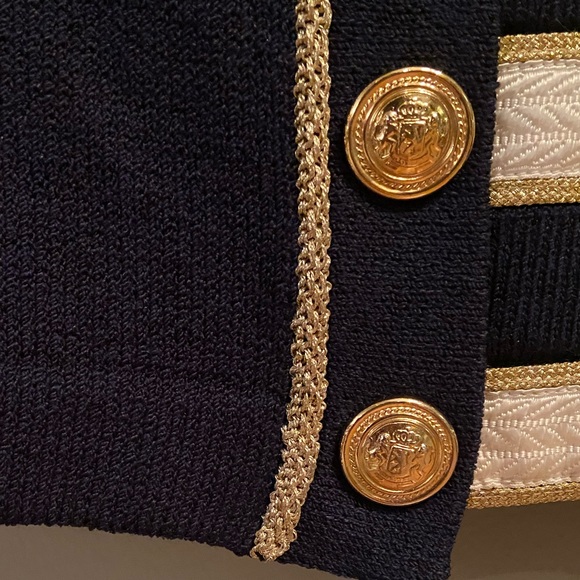 St. John Collection Vintage Nautical Blazer, Size 2 - Picture 8 of 14